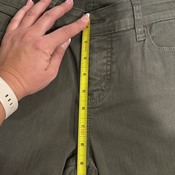 Green denim ankle jeans - Picture 5 of 5